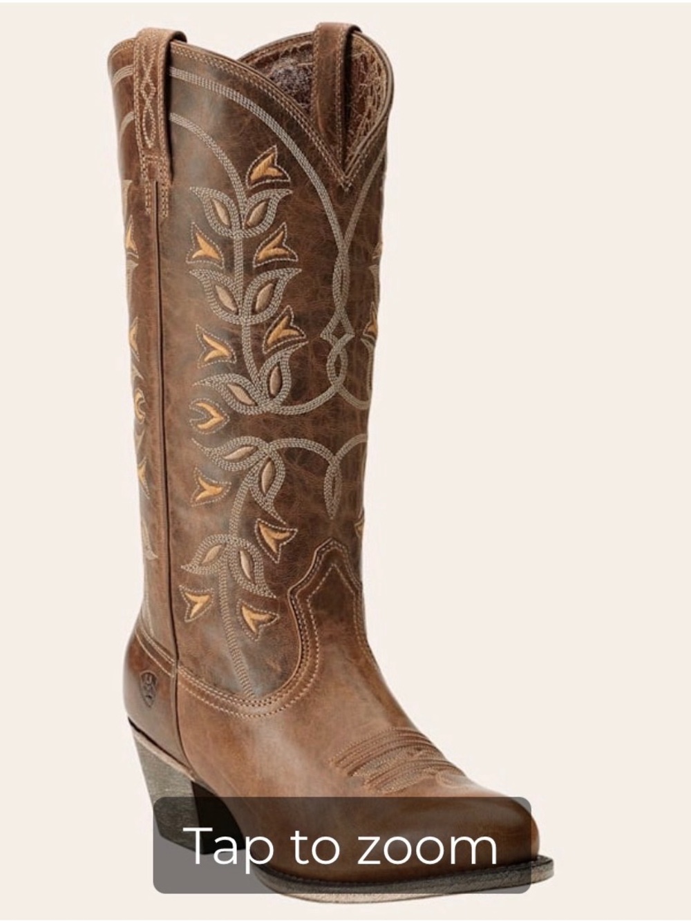 ARIAT WOMEN'S NEW WEST PEARL DESERT HOLLY TRADITIONAL TOE COWBOY BOOTS